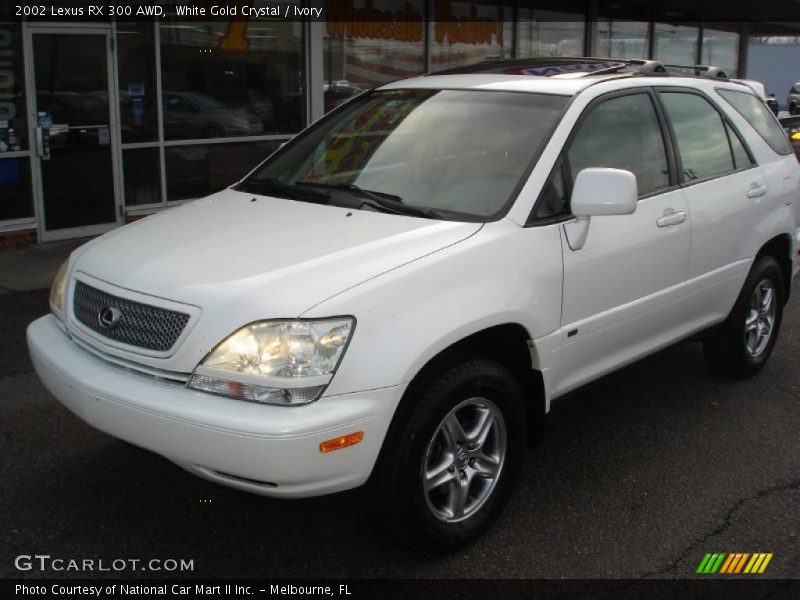 White Gold Crystal / Ivory 2002 Lexus RX 300 AWD