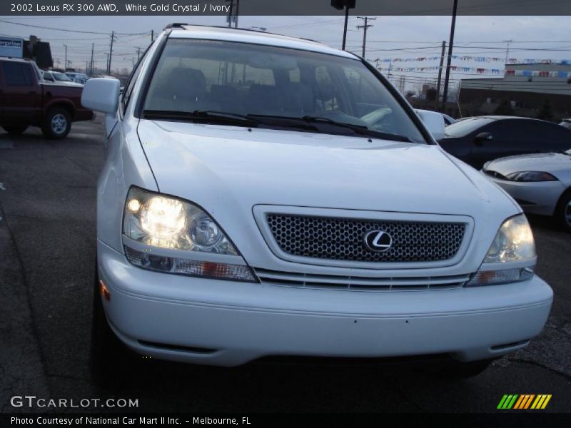 White Gold Crystal / Ivory 2002 Lexus RX 300 AWD