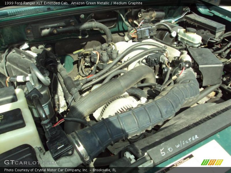 Amazon Green Metallic / Medium Graphite 1999 Ford Ranger XLT Extended Cab