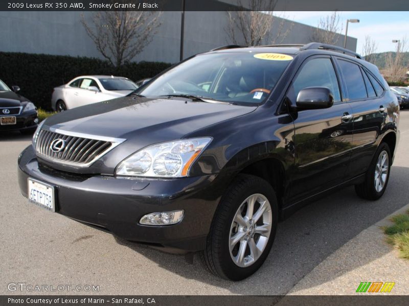 Smokey Granite / Black 2009 Lexus RX 350 AWD