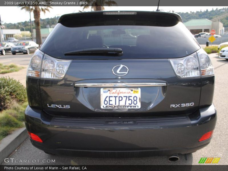 Smokey Granite / Black 2009 Lexus RX 350 AWD