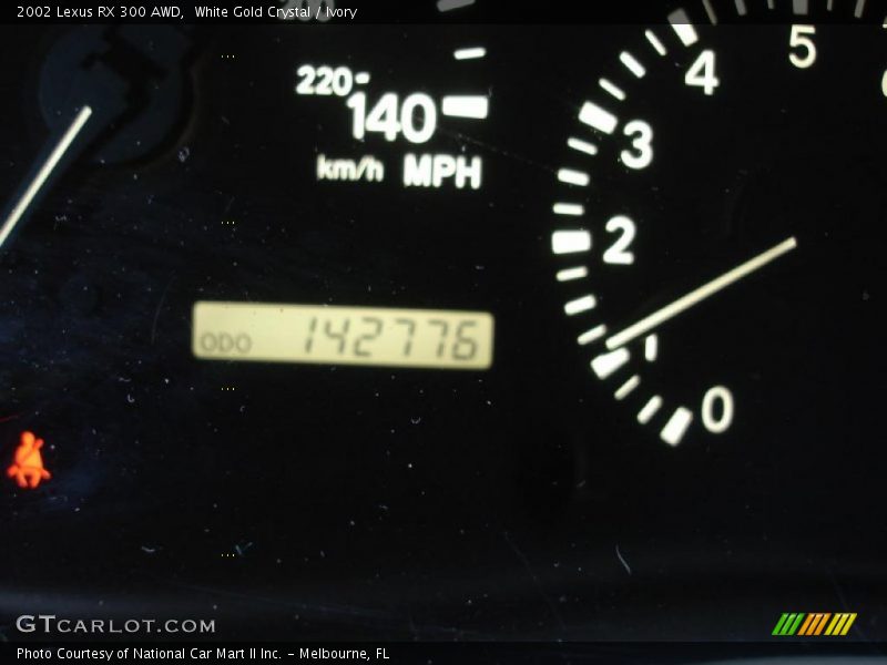 White Gold Crystal / Ivory 2002 Lexus RX 300 AWD