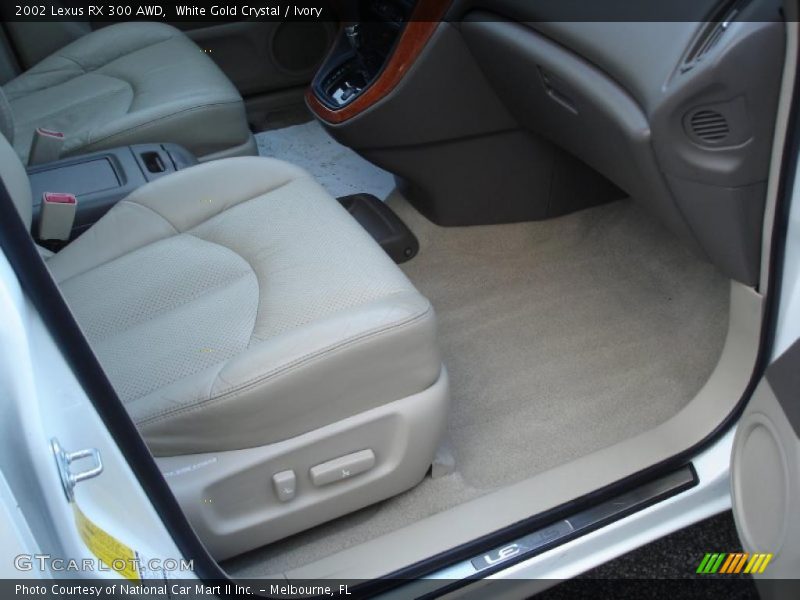 White Gold Crystal / Ivory 2002 Lexus RX 300 AWD