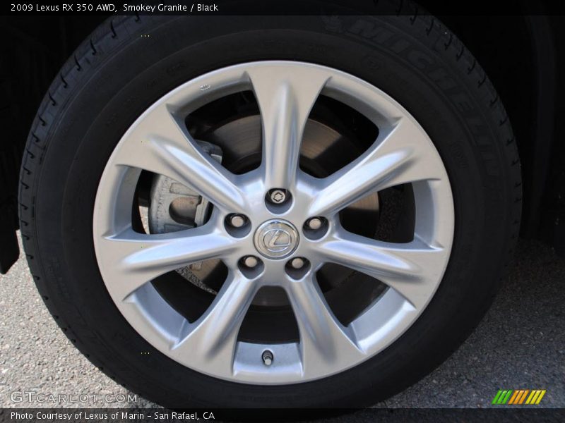 Smokey Granite / Black 2009 Lexus RX 350 AWD
