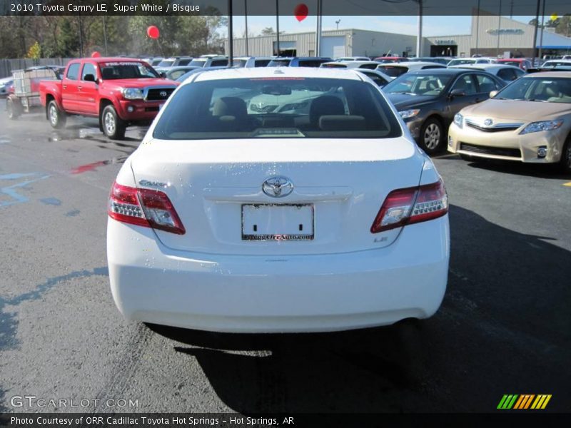 Super White / Bisque 2010 Toyota Camry LE