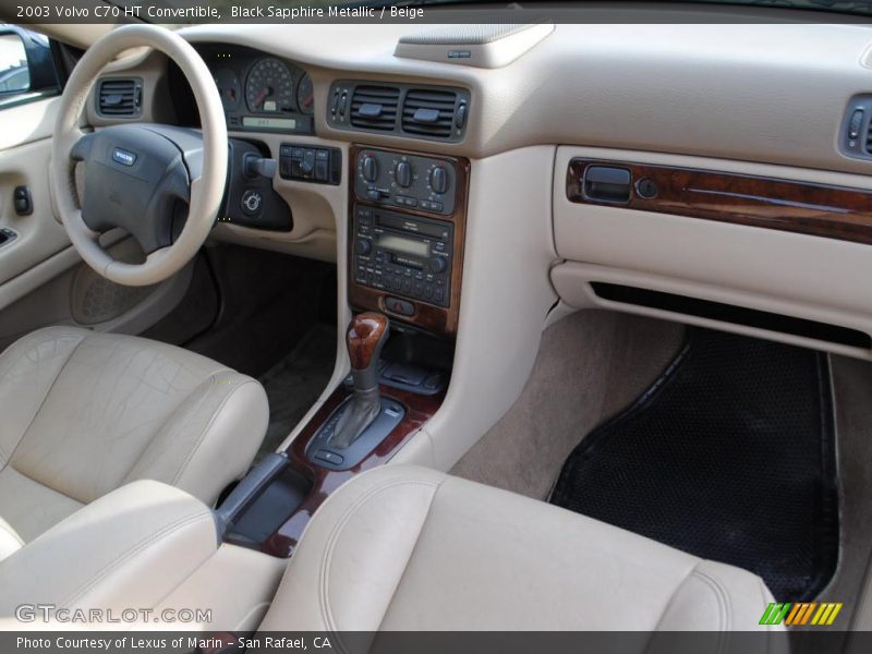 Black Sapphire Metallic / Beige 2003 Volvo C70 HT Convertible