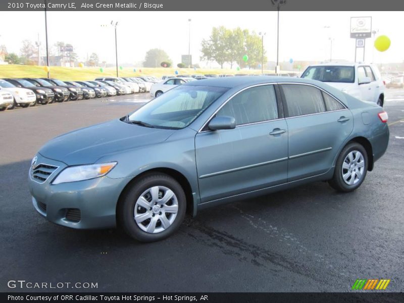 Aloe Green Metallic / Bisque 2010 Toyota Camry LE