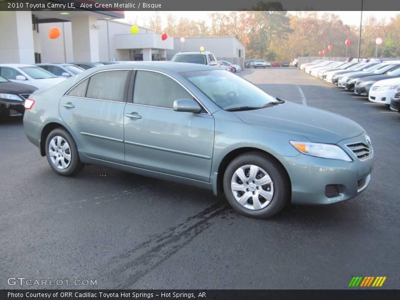 Aloe Green Metallic / Bisque 2010 Toyota Camry LE