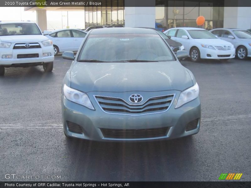 Aloe Green Metallic / Bisque 2010 Toyota Camry LE