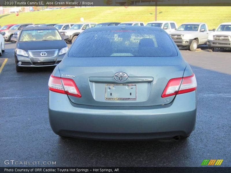 Aloe Green Metallic / Bisque 2010 Toyota Camry LE