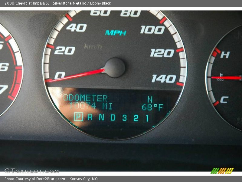 Silverstone Metallic / Ebony Black 2008 Chevrolet Impala SS