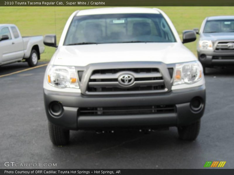 Super White / Graphite 2010 Toyota Tacoma Regular Cab