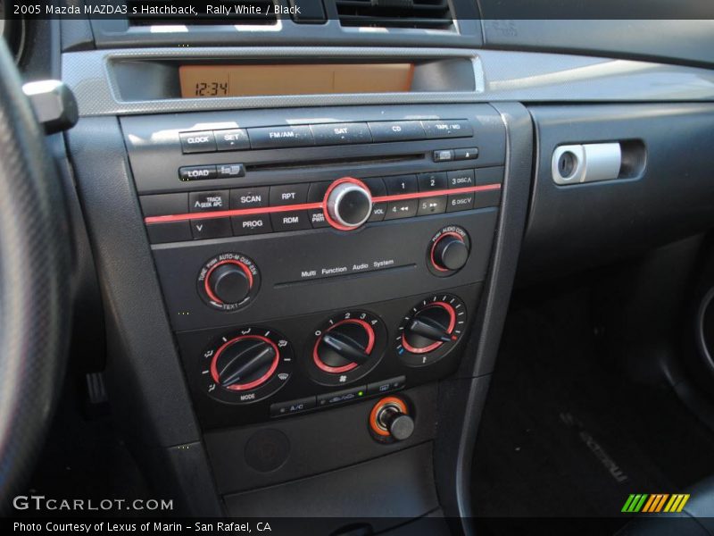 Rally White / Black 2005 Mazda MAZDA3 s Hatchback