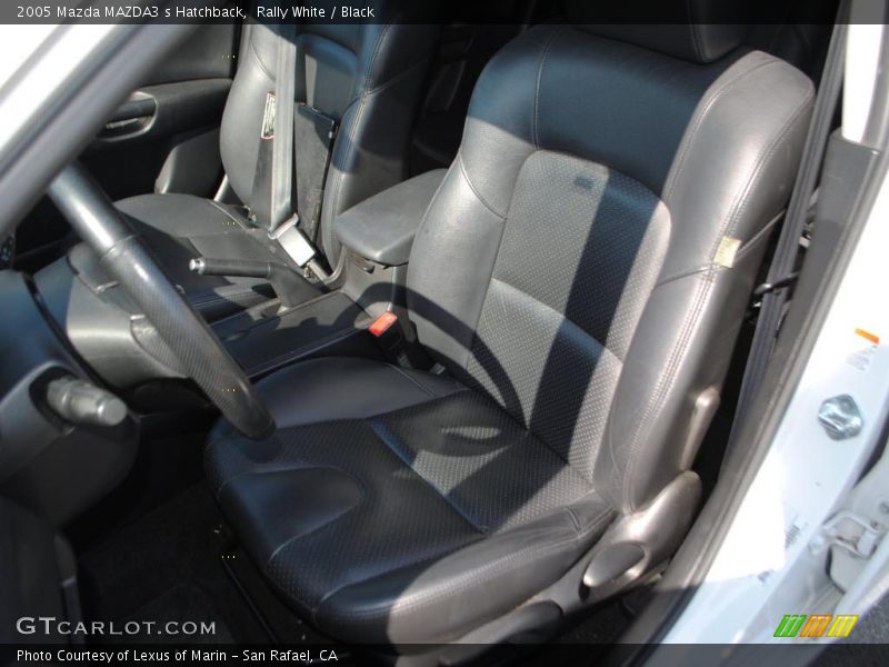 Rally White / Black 2005 Mazda MAZDA3 s Hatchback