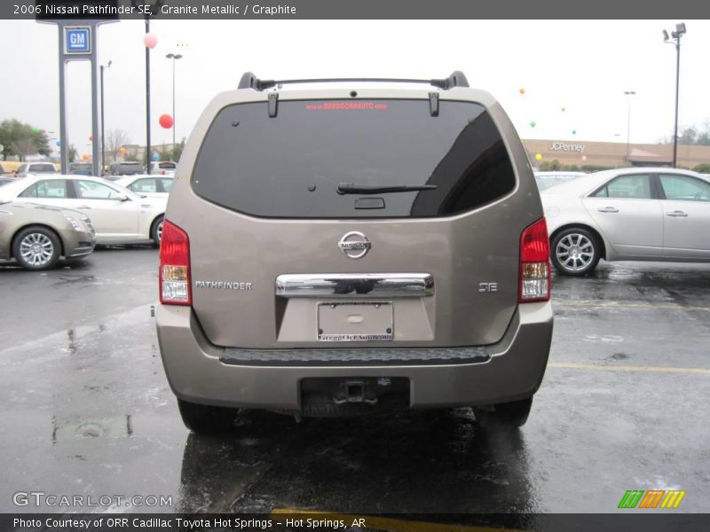 Granite Metallic / Graphite 2006 Nissan Pathfinder SE