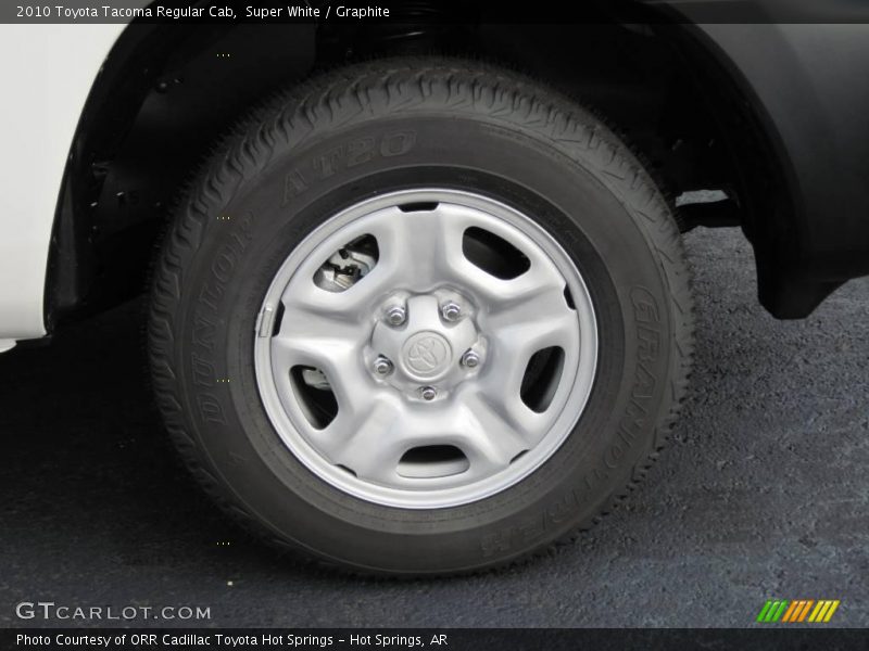 Super White / Graphite 2010 Toyota Tacoma Regular Cab