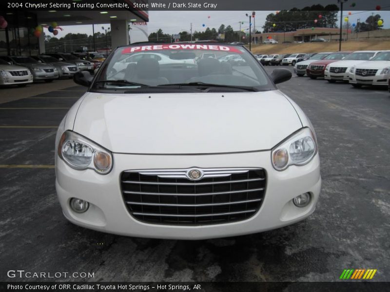 Stone White / Dark Slate Gray 2004 Chrysler Sebring Touring Convertible