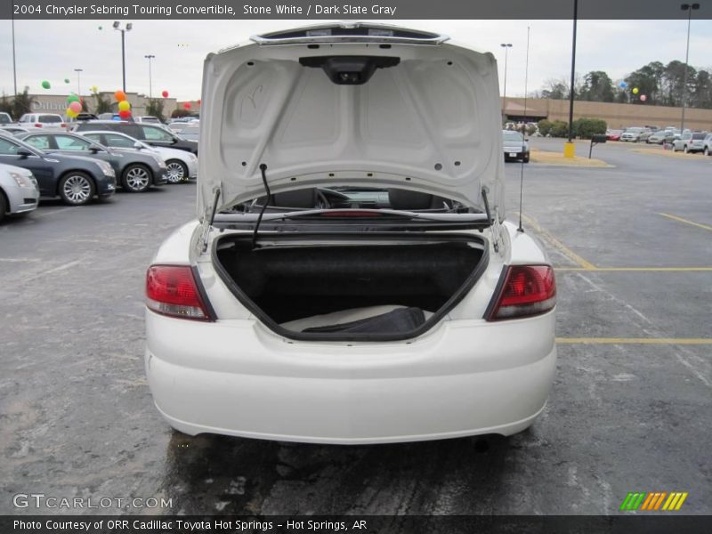 Stone White / Dark Slate Gray 2004 Chrysler Sebring Touring Convertible