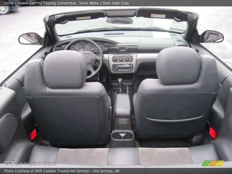 Stone White / Dark Slate Gray 2004 Chrysler Sebring Touring Convertible