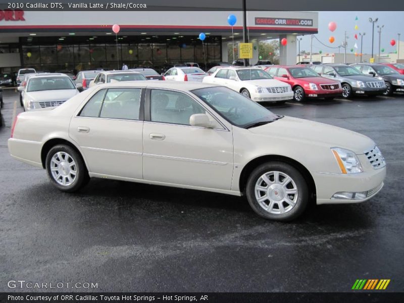 Vanilla Latte / Shale/Cocoa 2010 Cadillac DTS
