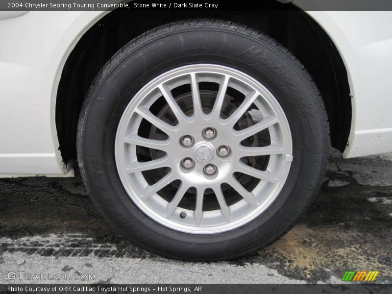 Stone White / Dark Slate Gray 2004 Chrysler Sebring Touring Convertible