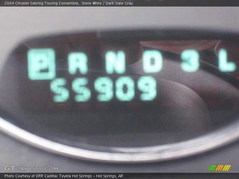 Stone White / Dark Slate Gray 2004 Chrysler Sebring Touring Convertible