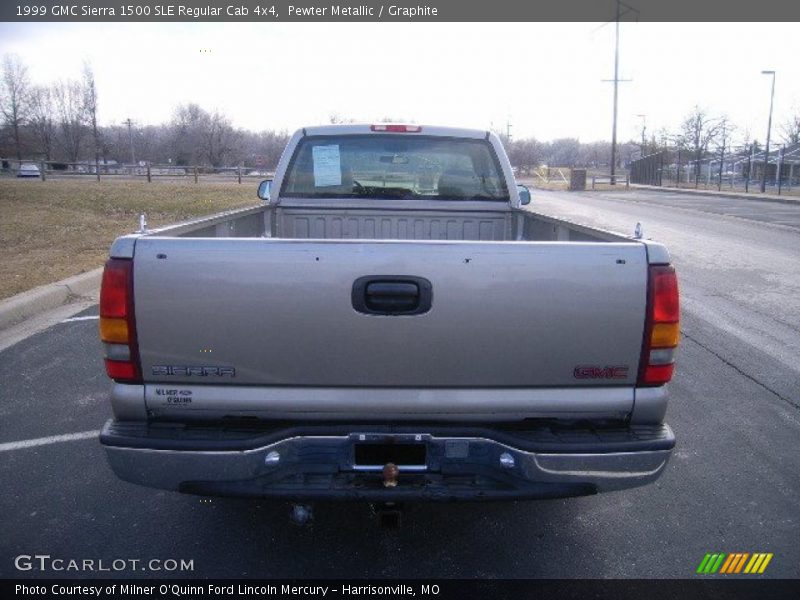 Pewter Metallic / Graphite 1999 GMC Sierra 1500 SLE Regular Cab 4x4