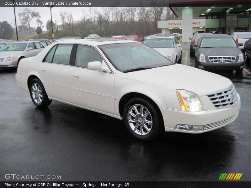Vanilla Latte / Shale/Cocoa 2010 Cadillac DTS
