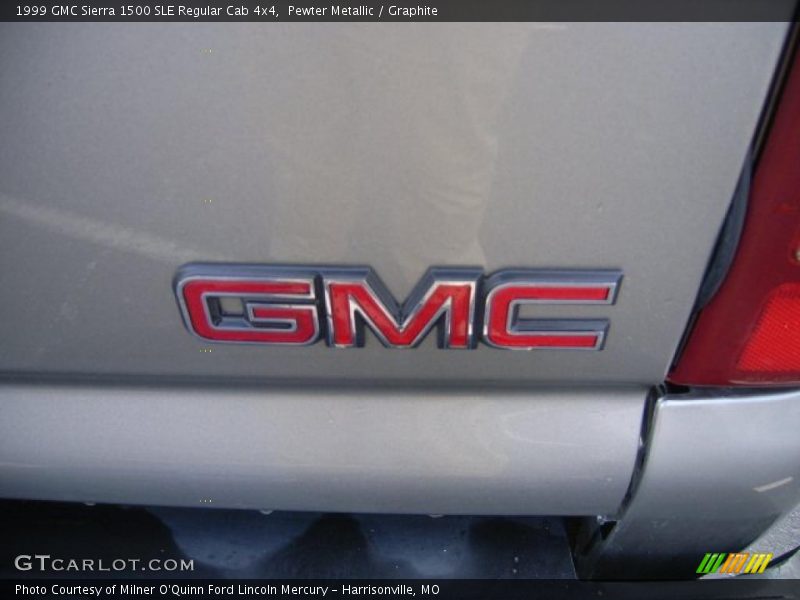 Pewter Metallic / Graphite 1999 GMC Sierra 1500 SLE Regular Cab 4x4