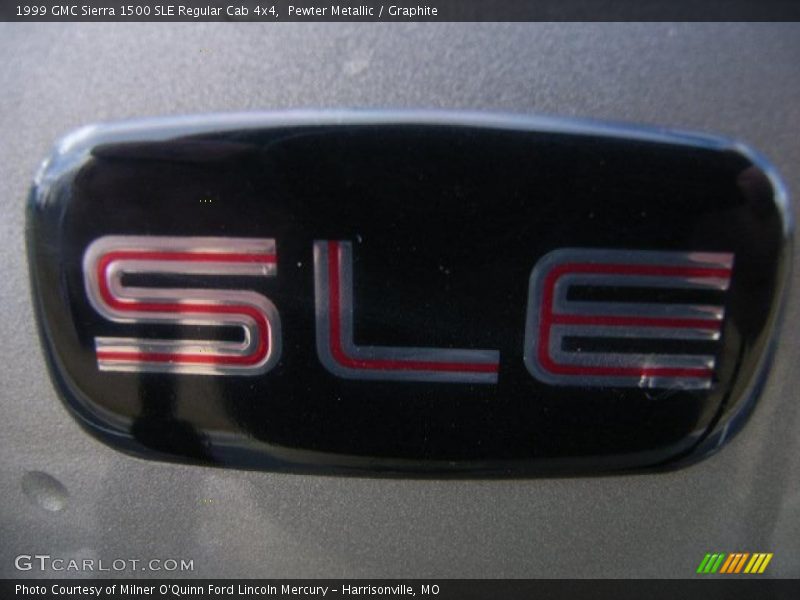 Pewter Metallic / Graphite 1999 GMC Sierra 1500 SLE Regular Cab 4x4