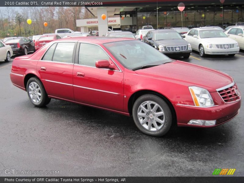 Crystal Red Tintcoat / Shale/Cocoa 2010 Cadillac DTS