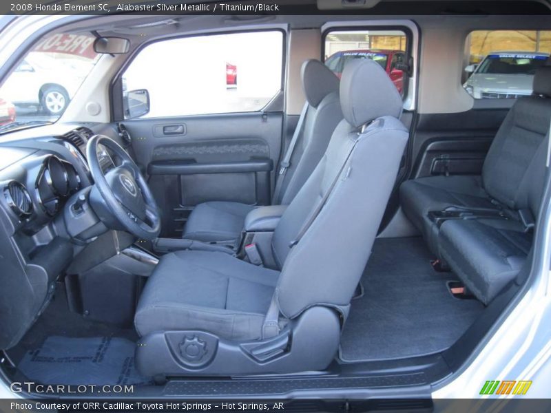 Alabaster Silver Metallic / Titanium/Black 2008 Honda Element SC