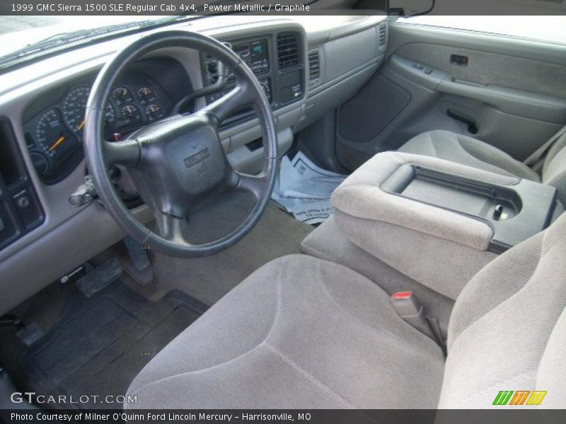 Pewter Metallic / Graphite 1999 GMC Sierra 1500 SLE Regular Cab 4x4