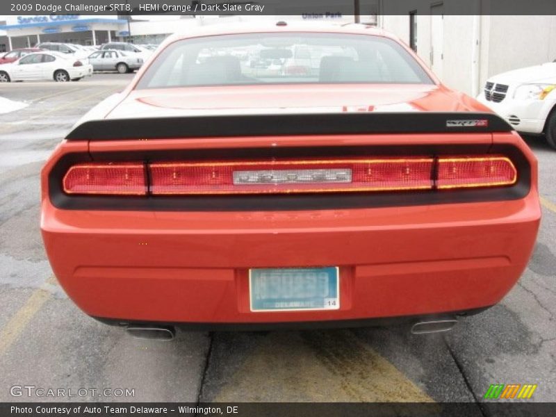 HEMI Orange / Dark Slate Gray 2009 Dodge Challenger SRT8