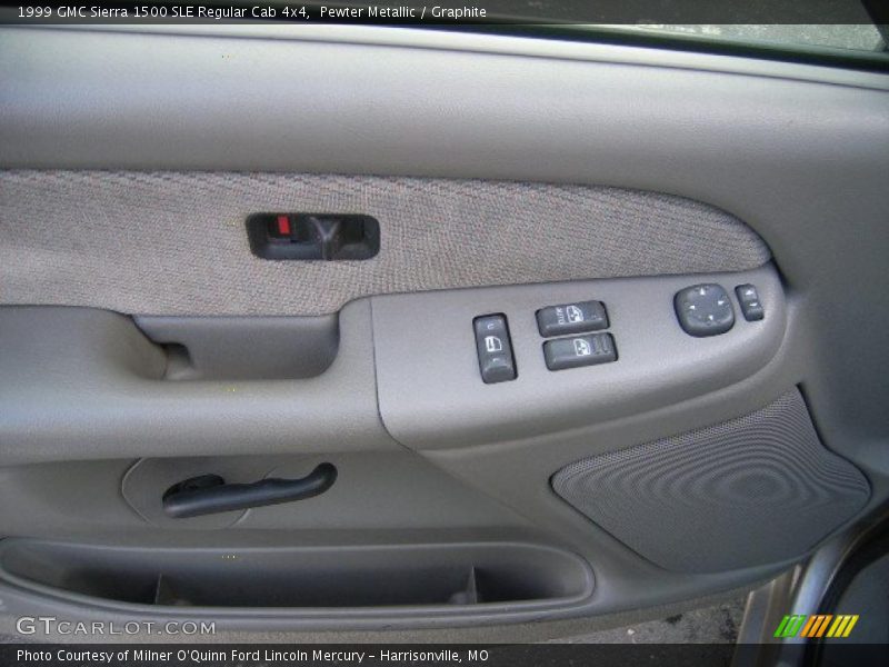 Pewter Metallic / Graphite 1999 GMC Sierra 1500 SLE Regular Cab 4x4