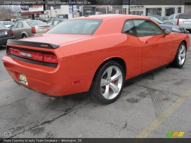 HEMI Orange / Dark Slate Gray 2009 Dodge Challenger SRT8