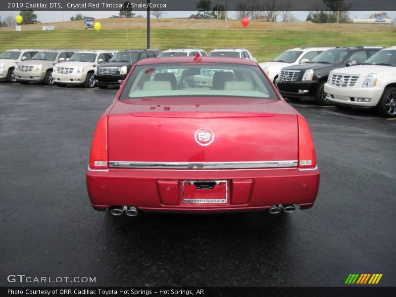 Crystal Red Tintcoat / Shale/Cocoa 2010 Cadillac DTS