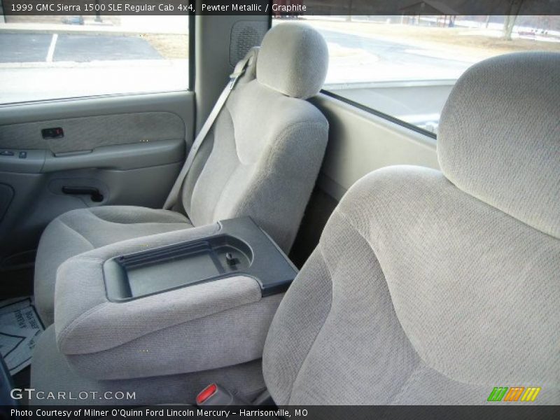 Pewter Metallic / Graphite 1999 GMC Sierra 1500 SLE Regular Cab 4x4