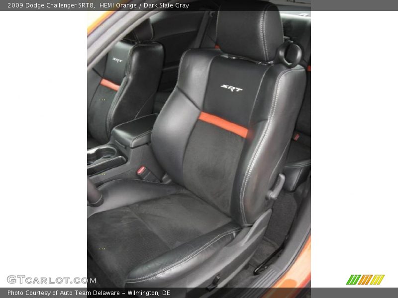 HEMI Orange / Dark Slate Gray 2009 Dodge Challenger SRT8