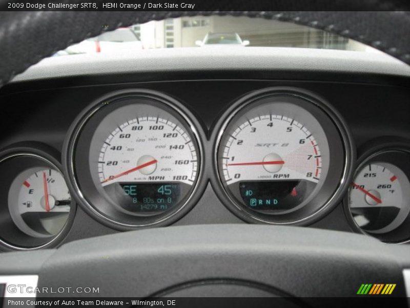 HEMI Orange / Dark Slate Gray 2009 Dodge Challenger SRT8