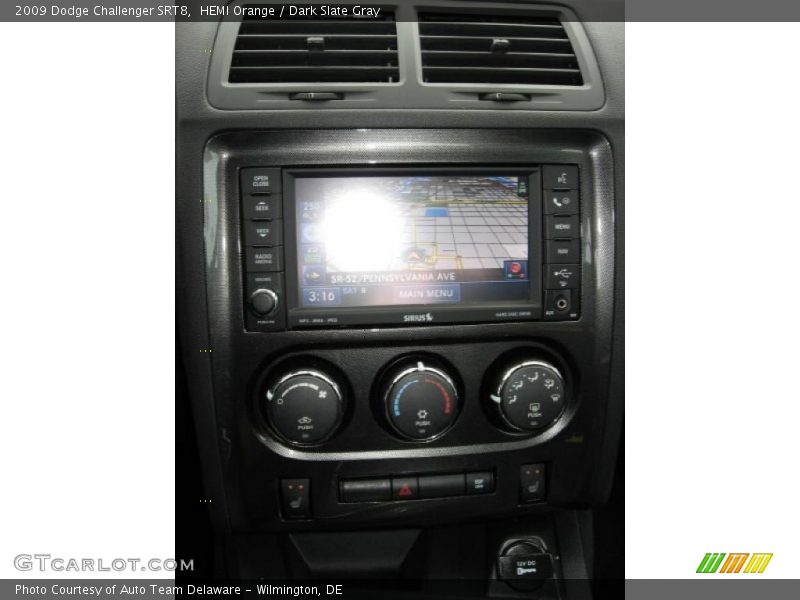 HEMI Orange / Dark Slate Gray 2009 Dodge Challenger SRT8