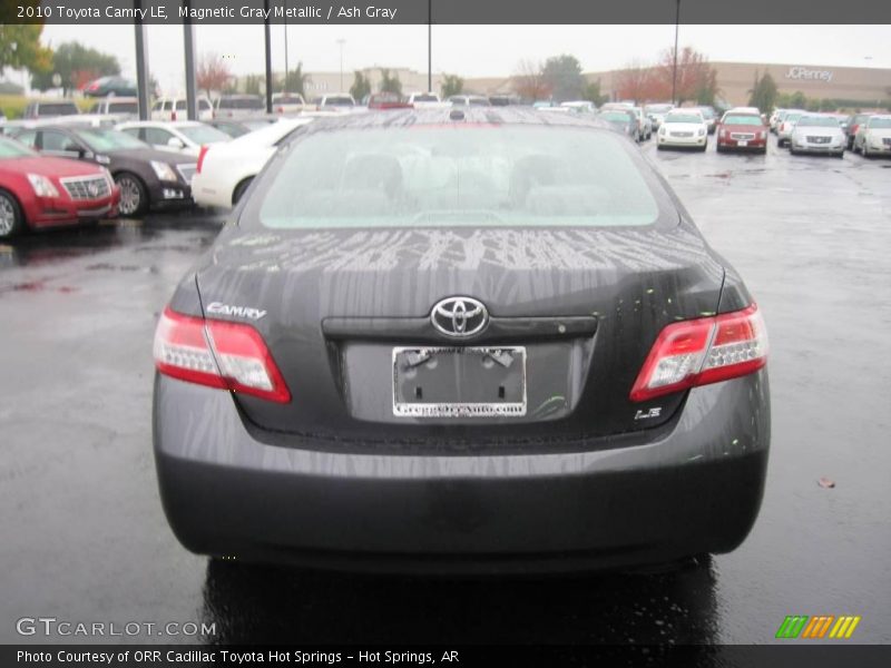 Magnetic Gray Metallic / Ash Gray 2010 Toyota Camry LE