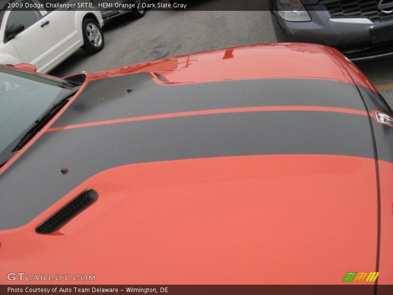 HEMI Orange / Dark Slate Gray 2009 Dodge Challenger SRT8