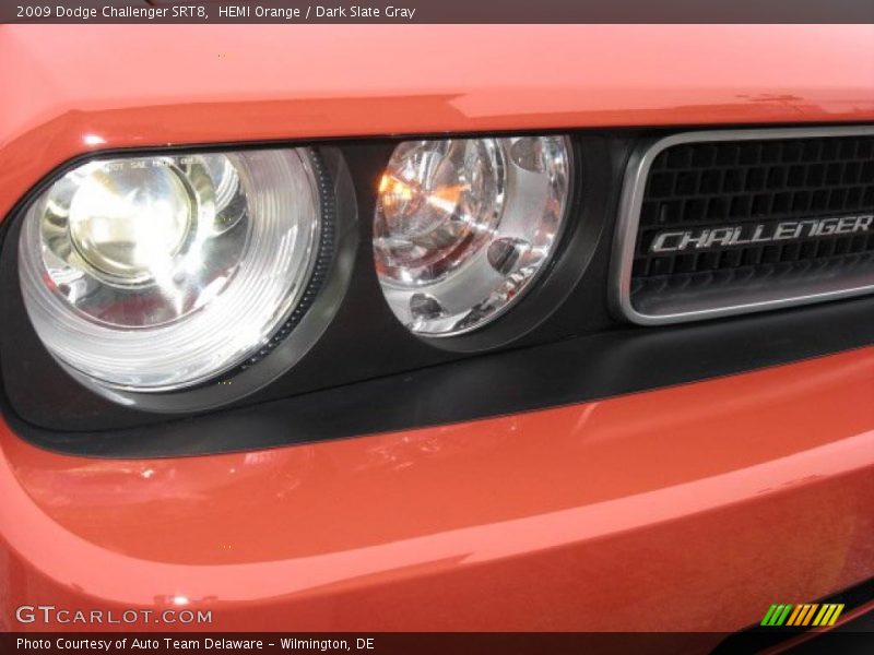 HEMI Orange / Dark Slate Gray 2009 Dodge Challenger SRT8