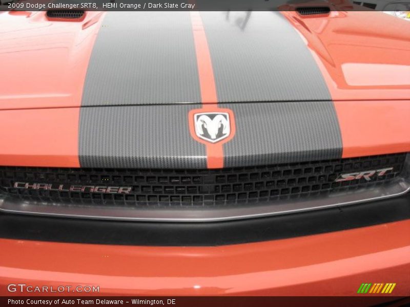 HEMI Orange / Dark Slate Gray 2009 Dodge Challenger SRT8