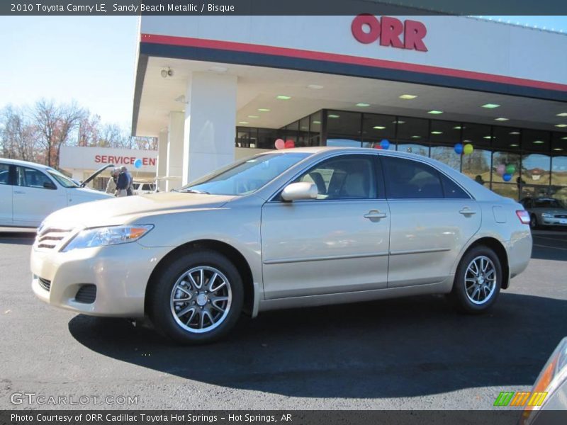 Sandy Beach Metallic / Bisque 2010 Toyota Camry LE