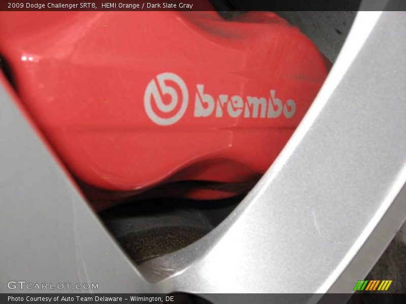 HEMI Orange / Dark Slate Gray 2009 Dodge Challenger SRT8