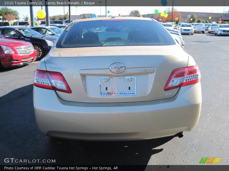 Sandy Beach Metallic / Bisque 2010 Toyota Camry LE