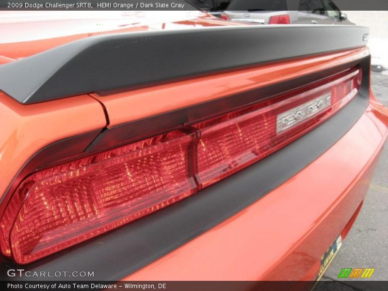 HEMI Orange / Dark Slate Gray 2009 Dodge Challenger SRT8