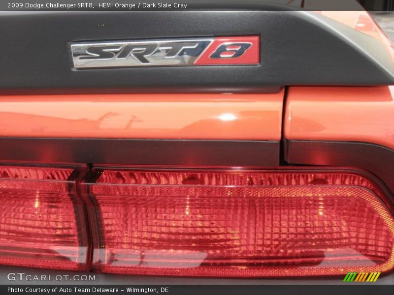 HEMI Orange / Dark Slate Gray 2009 Dodge Challenger SRT8